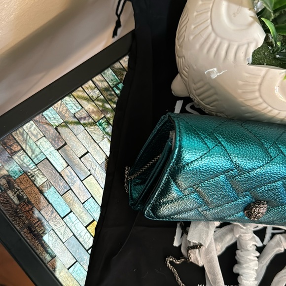 Kurt Geiger London Extra Mini Kensington Quilted Leather Wallet on a Cha… - Picture 14 of 17